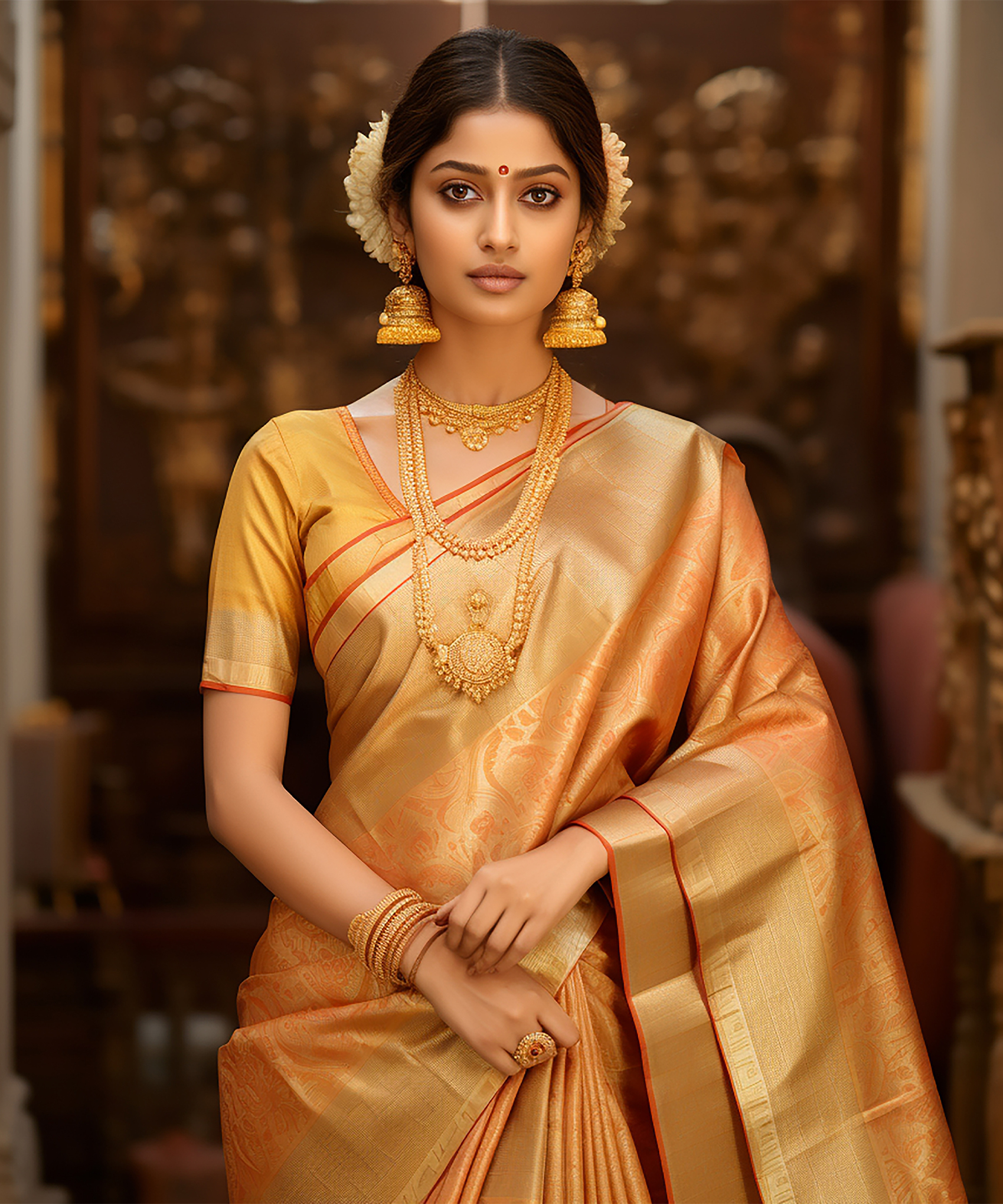 Printed Chiffon Sarees